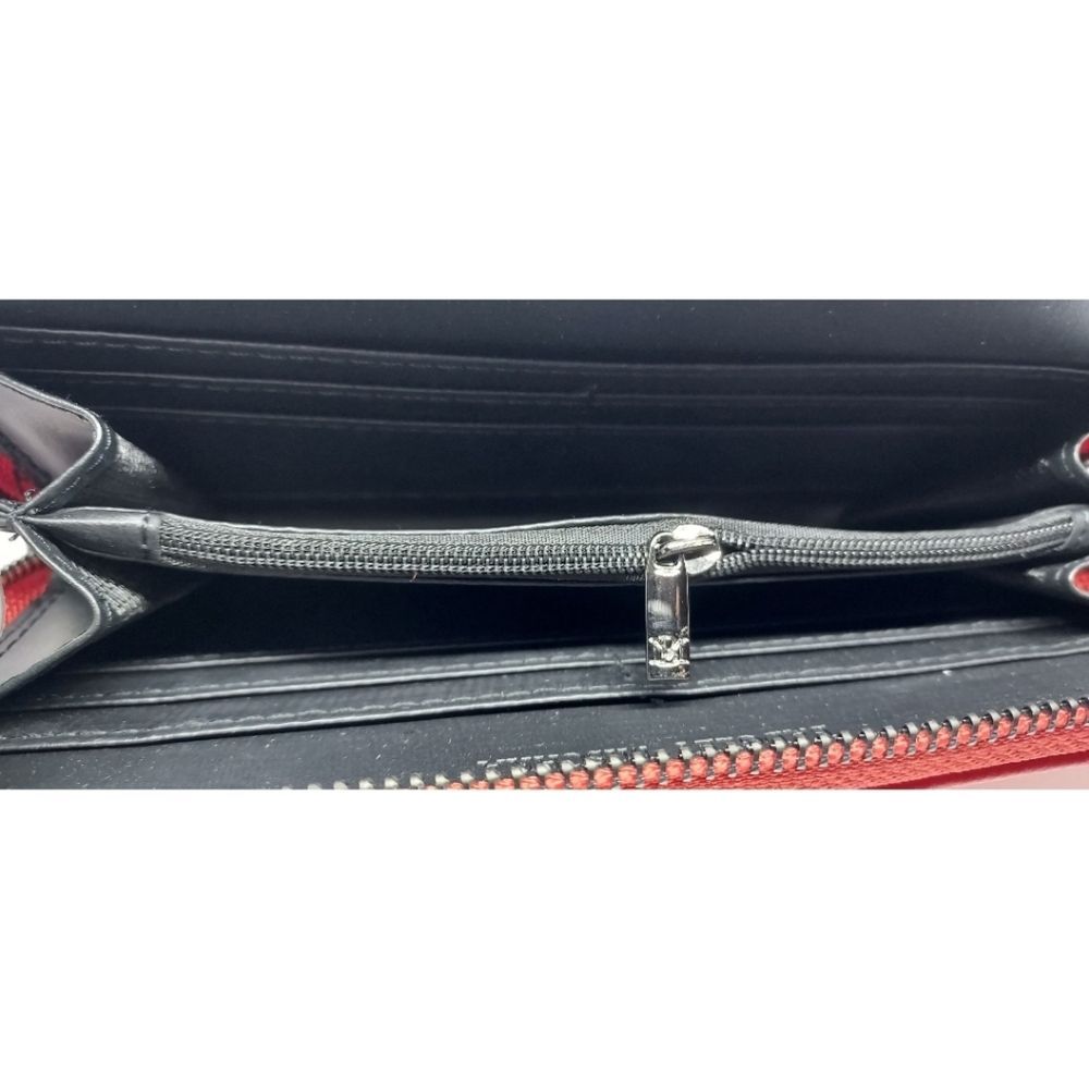 Badgley Mischka Vibrant Red Wallet NWT - Picture 5 of 6